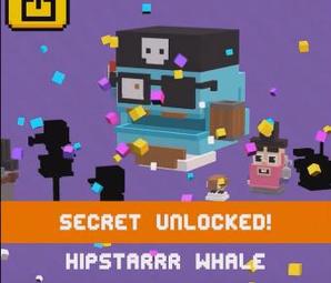 Hipster Whale Shooty Skies Secret Character